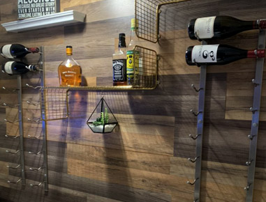 Furniture repair, shelfs, wines holders installation 