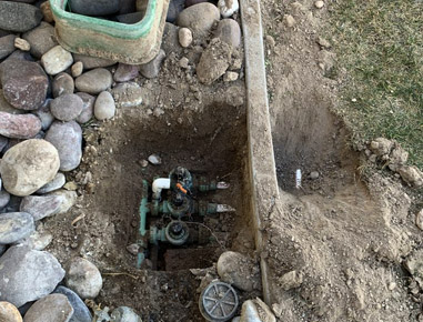 Landscaping valves replacement 