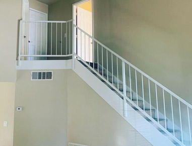 Interior walls, stairs, dry wall repair, painting 